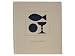 Henzo 1737105 - Konfirmationsalbum 25x28cm 40 Seiten Kelch Fisch beige
