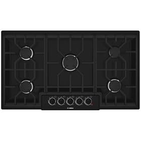 Bosch : NGM5664UC 36 5 Burner Gas Cooktop - Black: Appliances