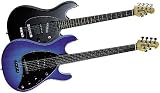 Music Man Steve Morse Signature Model Electric Guitar, Black Rosewood Fretboard