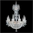 La Scala Empire Fifteen Light Chandelier Finish / Crystal Color: Bronze Umber / Strass Clear