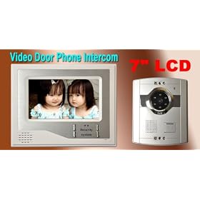 NEW 7 INCH LCD 6 LED CAMERA VIDEO DOOR PHONE INTERCOM, ENTRY & ACCESS CONTROL SYSTEM RRP �149.99