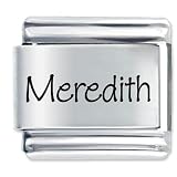 Name Meredith Italian Charms Bracelet Link
