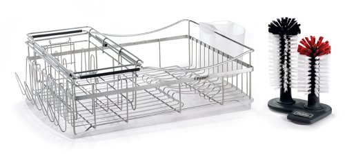 Polder KTH-500 5-Piece Modular Dish Rack System, Stainless Steel