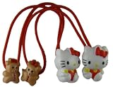 Hello Kitty Hair Elastic Ponytails Assorted Colors