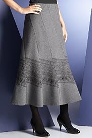 Autograph Embroidered Panelled Skirt Autograph Embroidered Panelled Skirt