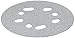 Norton 07660782113 3X High Performance Hook and Sand Universal Vac Hole Paper Abrasive Disc with Hook and Loop Attachment, Fiber Backing, Ceramic Aluminum Oxide, 5 and 8 Holes, 5