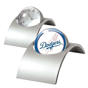 Los Angeles Dodgers MLB Spinning Desk Clock by 
