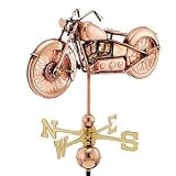 Motorcycle Weathervane (Polished)
