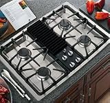 GE Profile PGP990DENBB 30″ Downdraft Gas Modular Cooktop with 2 Sealed Burners, Recessed Cooktop, 3-Speed Downdraft Ventilation, ADA Compliant and Optional Modules Sold Separately: Black