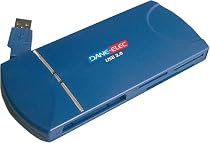 Dane-Elec COMBO 9 in 4 USB 2.0 - Card reader ( CF I, CF II, MS, MS PRO, Microdrive, MMC, SD, SM, xD ) - Hi-Speed USB