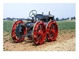 1930 Massey Harris 4WD Farm Tractor Decorative Art Photographic Poster Print, 32x24