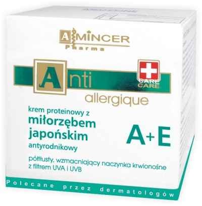 Amincer Pharma Anti Allergique Antiradical Japanese Ginkgo Biloba A+E Protein Cream, 1.69 Oz.