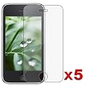 EMPIRE 5-Pack LCD Screen Protector with Lint Cleaning Cloth for Apple iPhone 3G 8GB 16GB [EMPIRE Packaging]