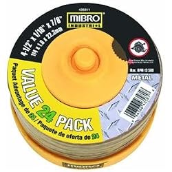 Mibro 435811 24-Piece Metal Cut-off Wheel Set