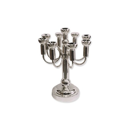 9 Branch Sterling Silver Candelabra Candle Holder
