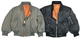 Kids MA-1 Flight Jacket Sage