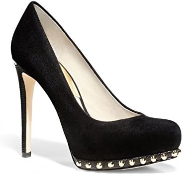 Michael Kors Ailee T-Strap Pumps Black Suede 9.5