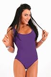 Sale SeXy SwimSuit 1 Piece Purple Swim Suit Tank 8 Small