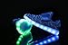 SLEVEL 16 Colors Breathable LED Light Up Shoes USB Sneakers for Kids Boys Girls(S33Blue33)