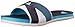 adidas Performance Women's Supercloud Plus Slide W Athletic Sandal,Bright Cyan Blue/White/Collegiate Navy,7 M US
