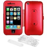 Amzer Aluminum Case w Stand - Red