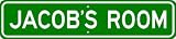 JACOB ROOM SIGN - Personalized Gift Boy or Girl, Aluminum
