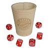 Teepe 17270 - FC Bayern W�rfelbecher mit 6 W�rfel
