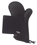 Duncan's Kitchen Grips Gourmet Oven Mitt 2-Piece Set, Black