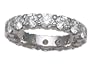 4.00 cttw Karina B(tm) Round Diamonds Eternity Band - Platinum, 18kt White or Yellow Gold