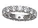 4.00 cttw Round Diamonds Eternity Band by Karina B(tm) - Platinum LIFETIME WARRANTY