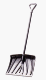 Outdoor Living : Suncast SN2100 18-Inch Snow Shovel with Wear Strip And D-Grip Handle