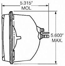 Wagner Lighting H6054BK Head Lamp Sealed Beam