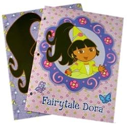 Nick Jr Dora Princess Portfolio folders (6 pcs set)