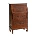 Hand Carved Drop-Front Desk - Pecan