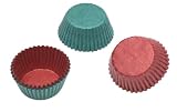 Wilton Green/Red Mini Glassine Paper Candy Cups, Package of 72