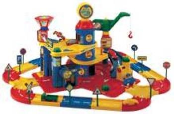 Wader 51040 - Park Tower mit 3 Ebenen + Spielstra&szlig;e + Autos Preisvergleich
