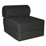 Review Elite 32-4300-601 / Black Kid's Studio Chair Sleeper Jr. 24
