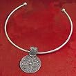Egyptian Silver Bedouin Pendant and Choker