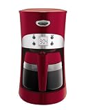 Hamilton Beach 40132H Electrics All-Metal Coffeemaker, Carmine Red
