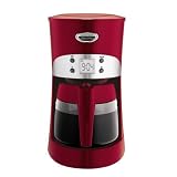 Hamilton Beach 40132H Electrics All-Metal Coffeemaker, Carmine Red by Hamilton Beach