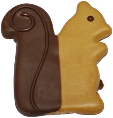 Pawsitively Gourmet Sammy Squirrel Cookies with Sweet potato for Dogs, 20-Count Packages