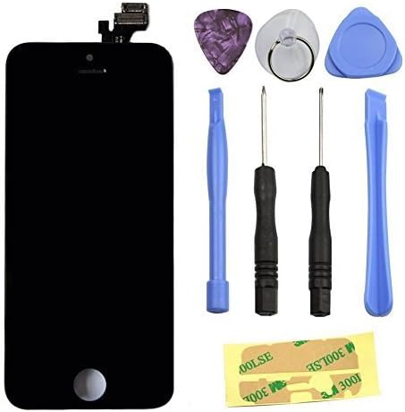 Navplus Black iPhone 5 Assembly Replacement LCD Touch Screen Digitizer Lcd Display Replacement Part with Repair Tool Kit