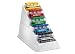 Develops isolated finger strength, flexibility and coordination as it builds hand and forearm strength. Use the buttons alone to exercise fingers or the entire unit for complete hand and forearm exercise. Packaging: 5 Piece Set (1 of each resistance/color) with Display Rack