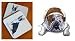 Bulldog Beverage Coaster Set