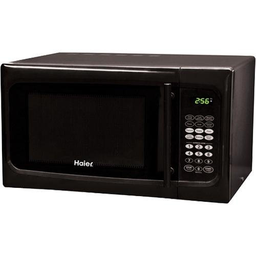 Haier MWM0925TB 0.9 Cubic Foot 900-Watt Touch Microwave, Black