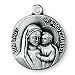 Sterling Silver Our Lady of Good Counsel Medal and 18-inch Chain