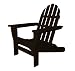 Polywood Outdoor Furniture Classic Adirondack Chair, Mahogany-Recycled Plastic Materials