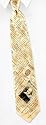 William Shakespeare tan/taupe silk Tie