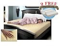 Sarah Peyton 10-Inch Queen Memory Foam Mattress with 2 Contour Pillows