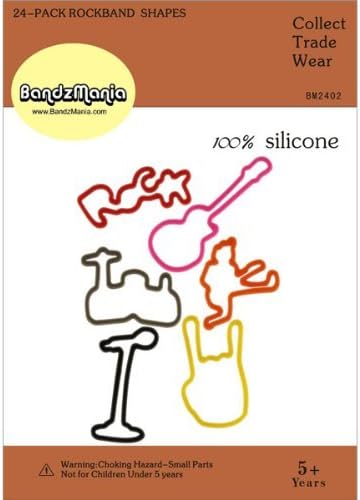 Bandz 24pk Rockband Shapes by BandzMania